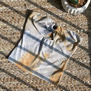 Muted Pastel Tie Dye Tube Top